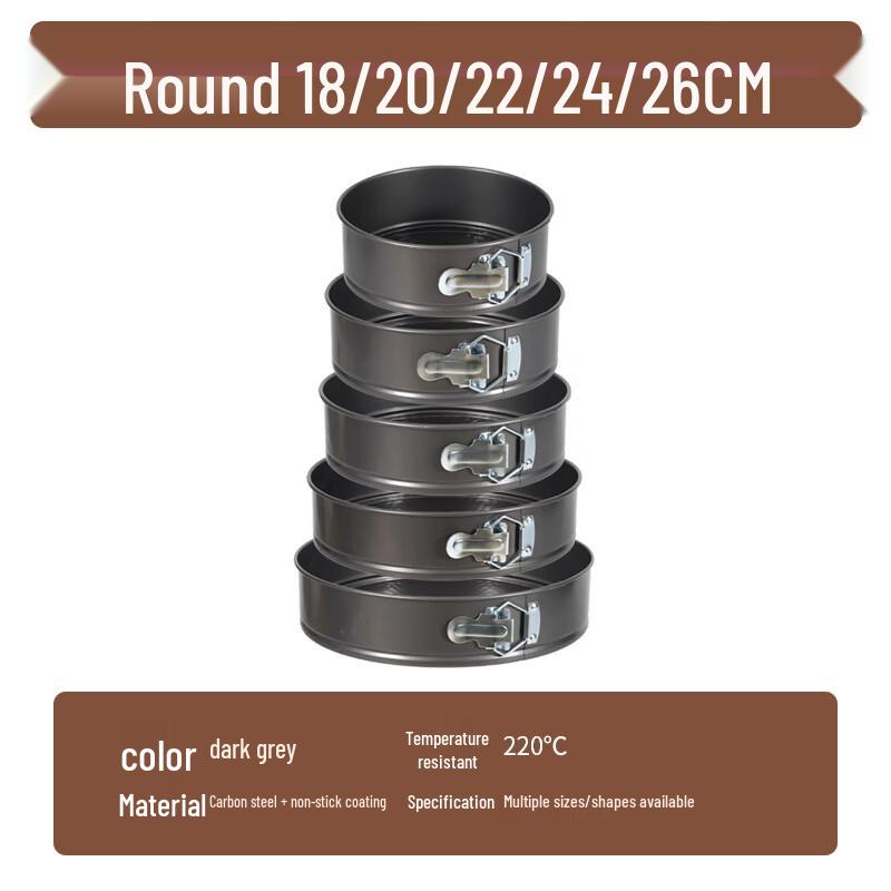 MDNG Non-stick Round Cake Mold Baking Set