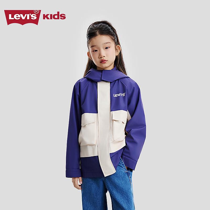 Levi s Kids Hooded Windproof Trench Coat M