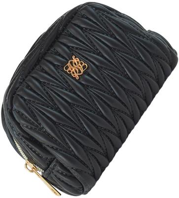 Altro Rose Black Portable Cosmetic Makeup Makeup Cosmetics and Accessories Rosia Pouch, Pouch, Pouch, Pouch, Storage, Quilted, Design, Cute, 333193-01