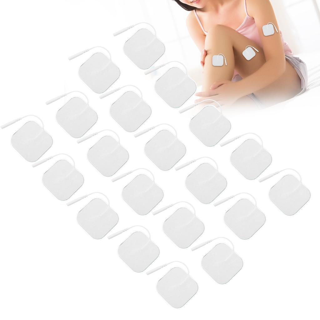 20 Stück Beutel 4 x 4 cm Tens-Elektrodenpads für TENS-Massagegerät Physiotherapiegerät
