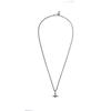 New Petite Orb Saturn Pendant Necklace Women Necklace Silver 6302022502P181-CN001