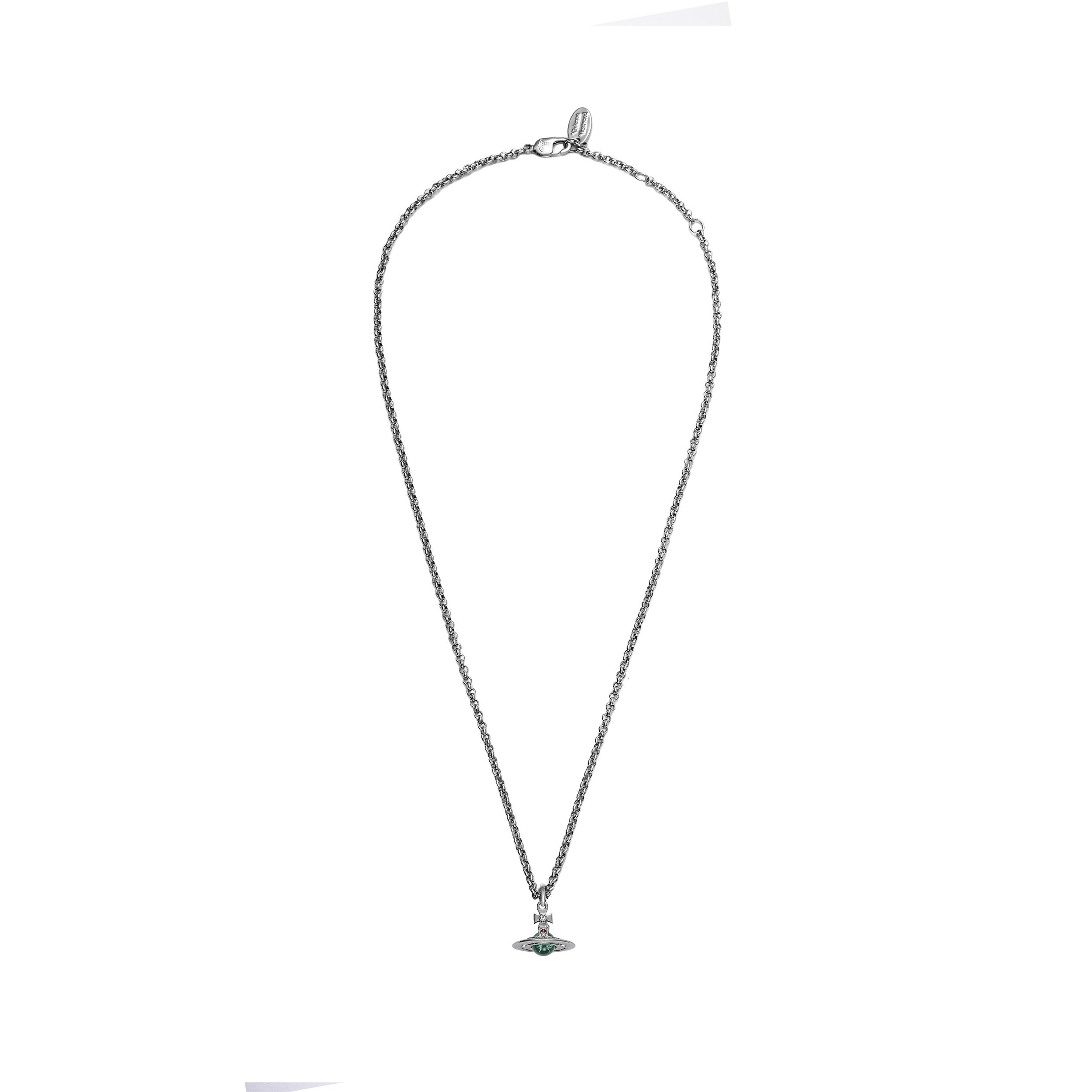 

Vivienne Westwood New Petite Orb Saturn Pendant Necklace Women necklace Silver 6302022502P181-CN001 Box+Shopping Bag