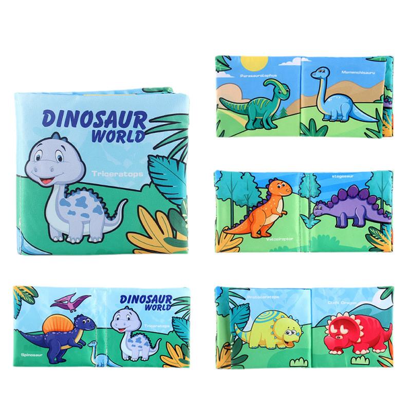 Soft Baby Cloth Book 0-3 Years Old Tear-proof Early Educational Toy With Sound Paper For Infant Toddler