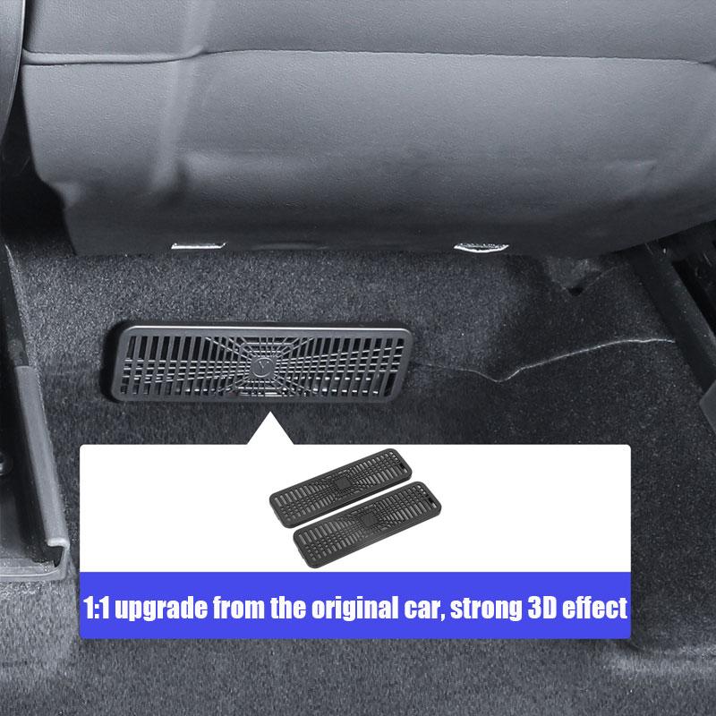 Air Outlet Under Seat Protective Cover For Tesla Model Y Launch 2025-2020 Model 3 Highland 2024-2017 1 Pair Vent Mesh Filter