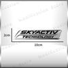 3D SKYACTIV TECHNOLOGY Logo Car Rear Trunk Badge Emblem Sider Fender Sticker For  MAZDA CX-3 CX3 CX-5 CX5 CX-7 Atenza h1