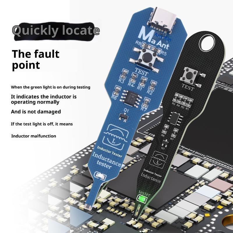 1Pcs Inductor Detector Repair Tool Inductance Tester Motherboard Coil Tester Electromagnetic Induction Quick Fault Check For PC