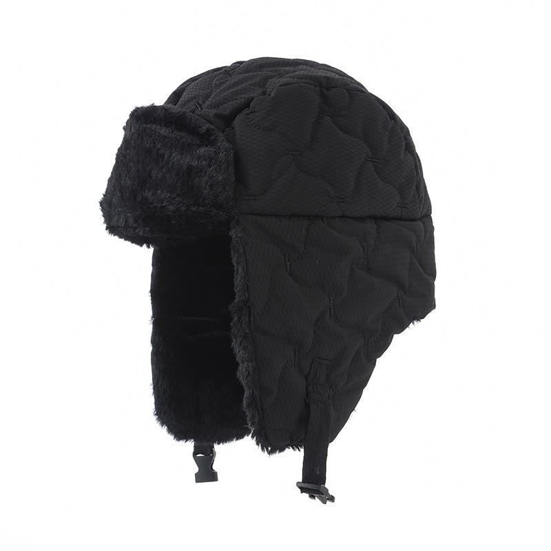 Winter Hat for Men and Women Warm Plus Velvet Thickened Cold Proof Lei Feng Hat Outdoor Cycling Windproof Hat Casual Pullover Hat