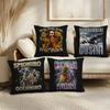 Italian B-Brainrot Cushion Cover Soft Short Plush Pillow Cover Smooth Cozy Texture Aesthetic Cushion Case Home Decor