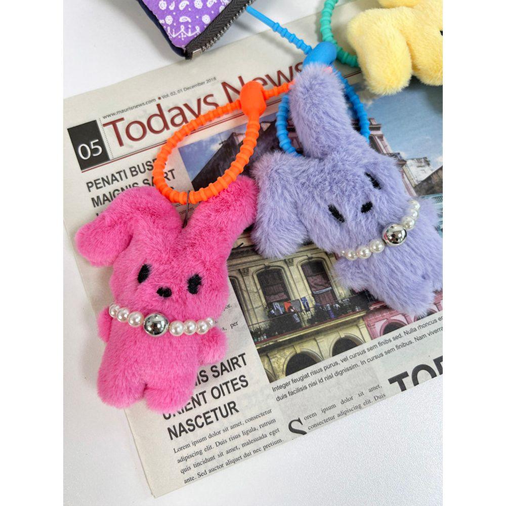 

THEHEE Жемчужный Кролик Кукла Брелок Подвеска для Сумки pink