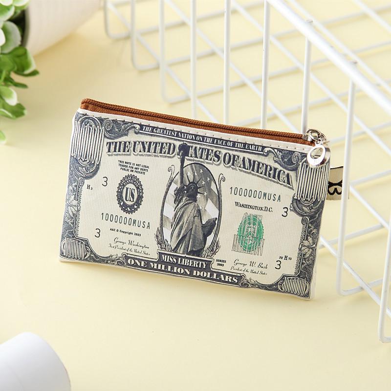 Canvas Coin Purse & Card Holder: Red Envelope & Data Cable Storage Bag - Creative Gift Idea