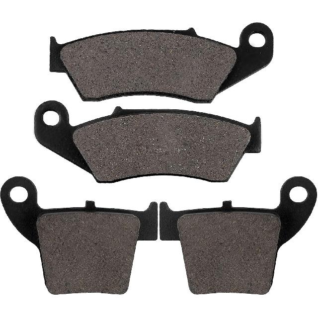 Brake Pads Front and Rear for Honda CR125R 2002-2007, CR250R 2002-2007, CRF250R/CRF250X 2004-2017, CRF450RX 2017, CRF450X 2005-2017, CRF450R