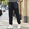 FAPAI Herren Fleece Winddichte Jogginghose mit geradem Bein