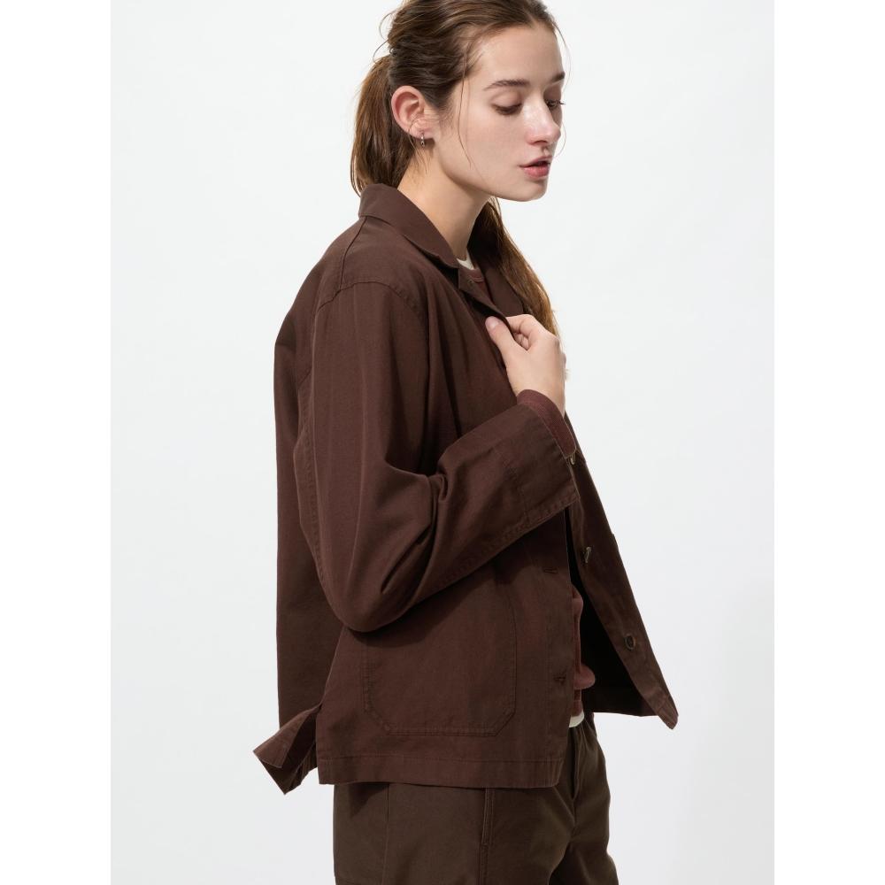 Uniqlo Japan Linen Blend Choa Jacket