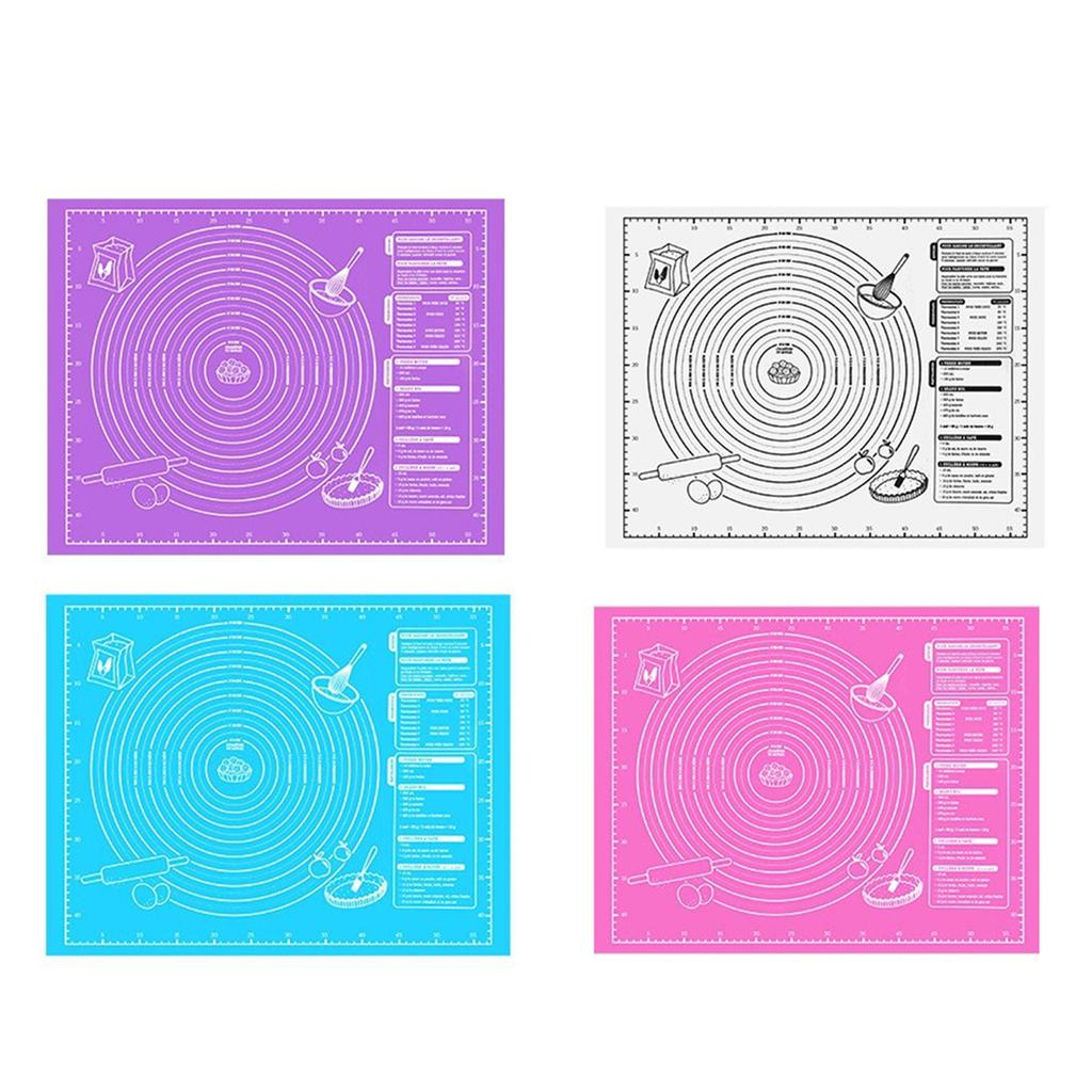 Silikonová podložka na pečení Silikonová podložka na těsto Protiskluzová tepelně odolná kuchyňská podložka Silikonová textura na vaření a pečení