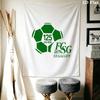 Fc St Gallen Wall Tapestry Aesthetic Wall Hanging Printed Fabric Blanket Decorative Tapestries for Bedroom Living Room Home Decor