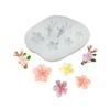 6 Cavities Flower Silicone Molds Heat Resistant Silicone Candle Mould for Resin Casting Making Candle Soap Chocolate