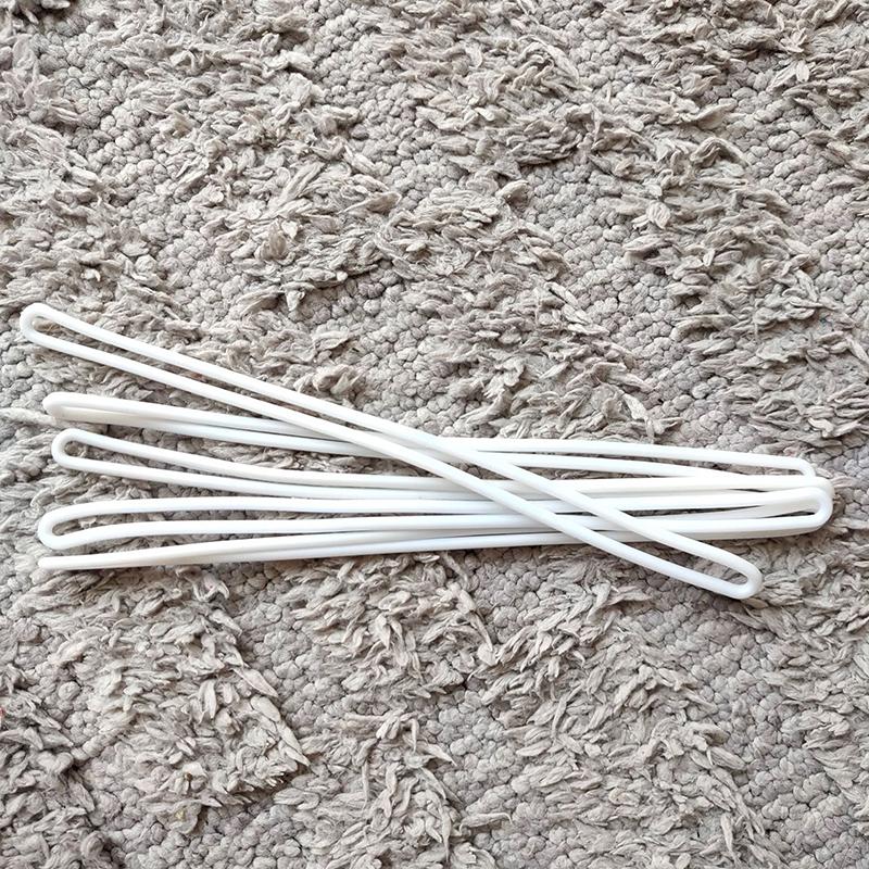 50Pcs Travel Tags Plastic Bag Loops Colorful Luggage Id Label Strap Holder Lanyard Portable Travel Accessories