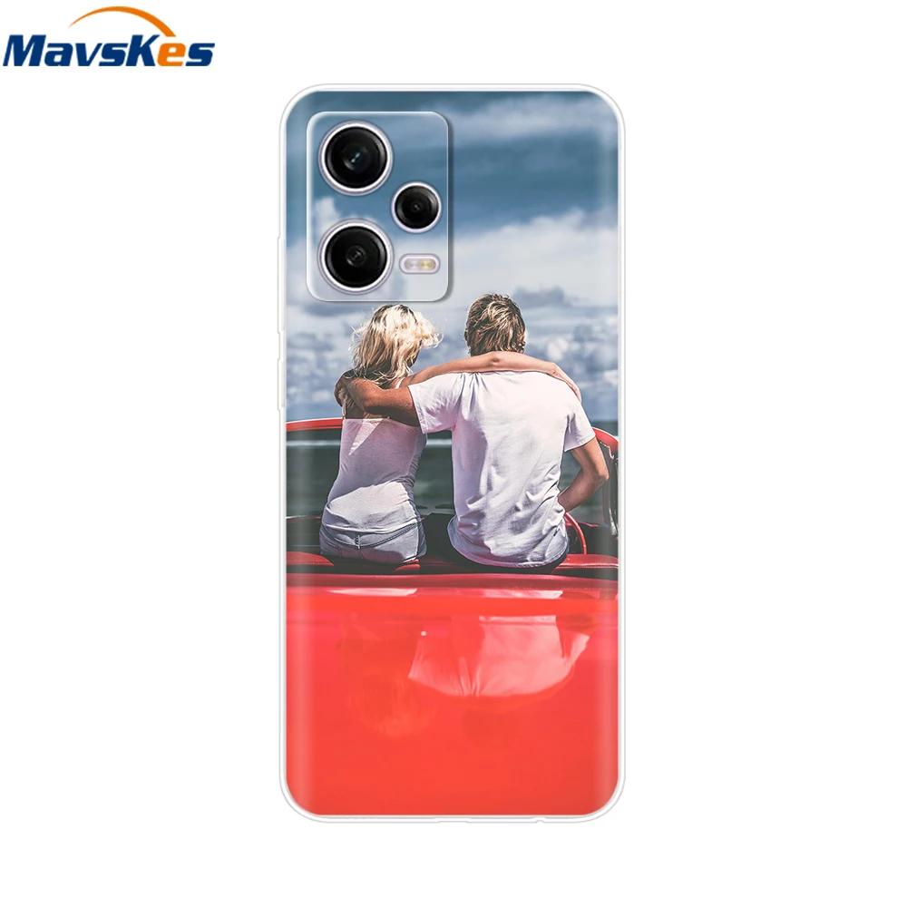 For Redmi Note 12 Pro Case Note12 Pro Cover Printed Silicone Phone Cover for Coque Xiaomi Redmi Note 12 Pro 5G Phone Case Funda