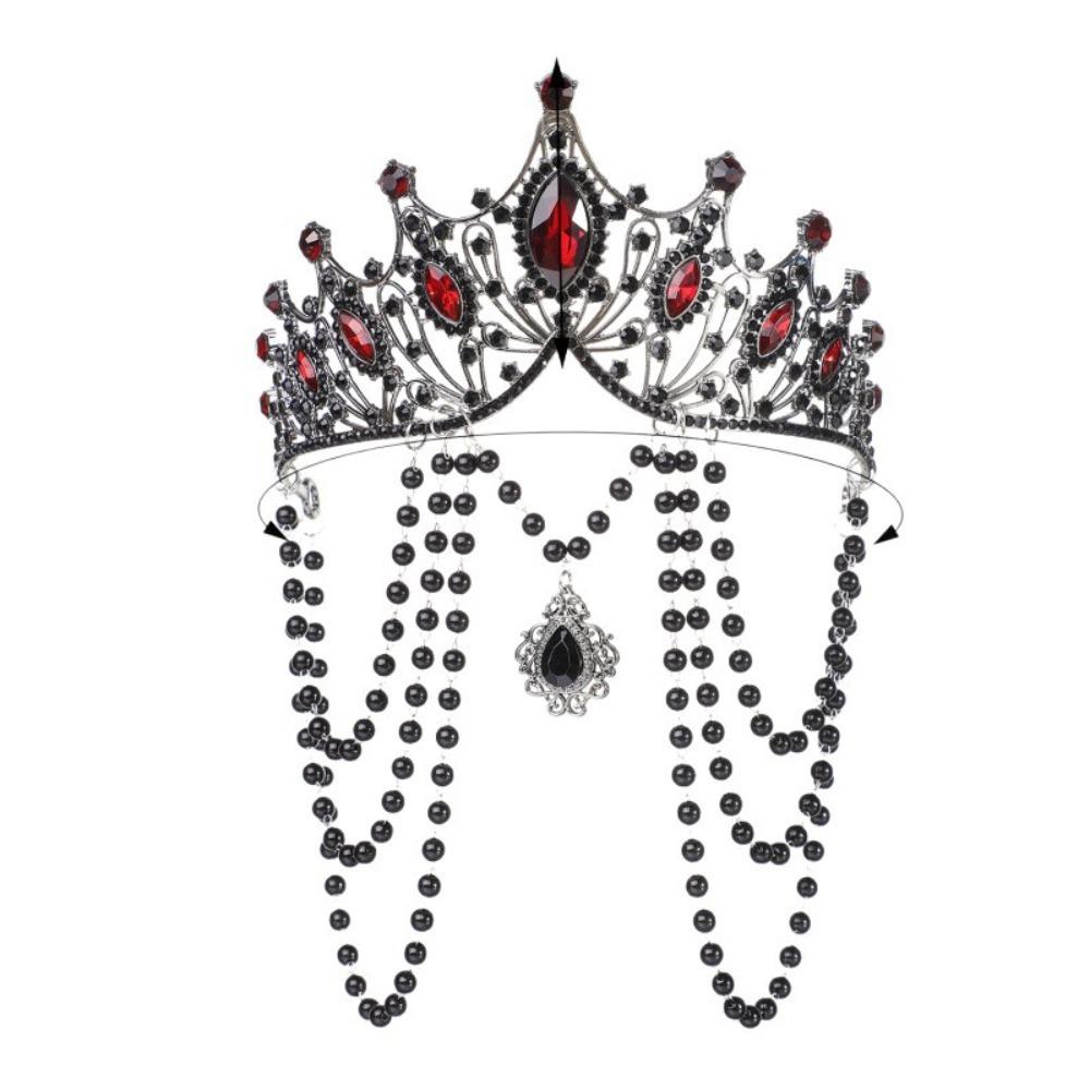Luxury Gothic Crowns Headpiece Stage Performance Goddess Halo Headwear  Dress Accessories