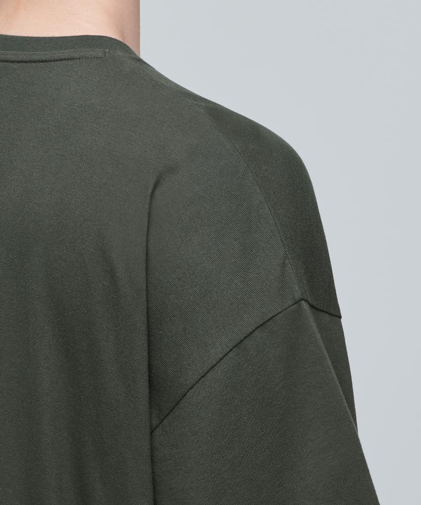 Musinsa Standard Extra Oversized Crew Neck T-Shirt [Dusty Khaki]