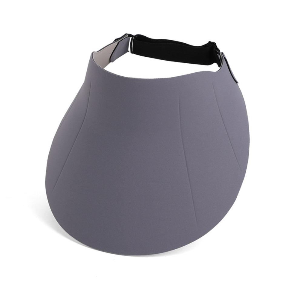 Simple Foldable Traceless Sun Hat UV Protection Empty Top Seamless Visor Cap Adjustable Large Brim Women Sun Hat Holiday