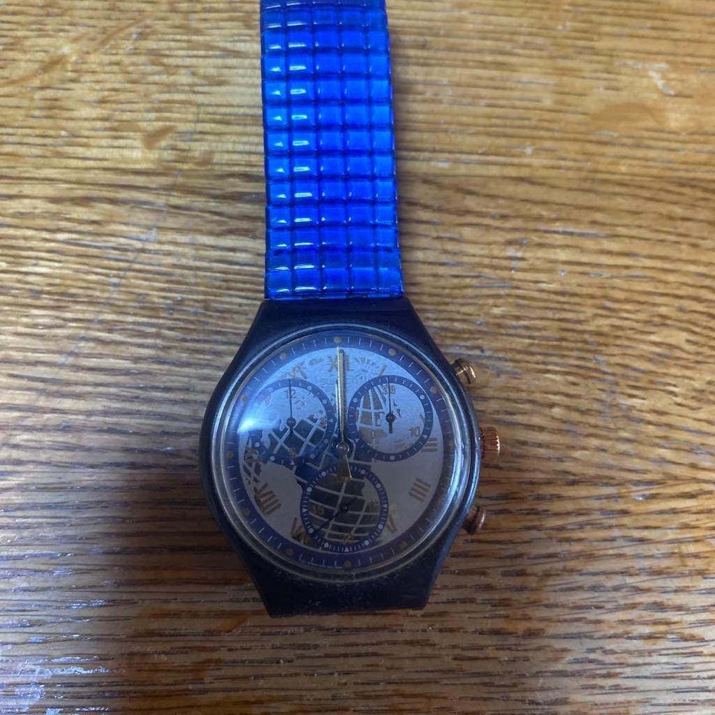 Used Swatch Chronograph Quartz Men's Watch