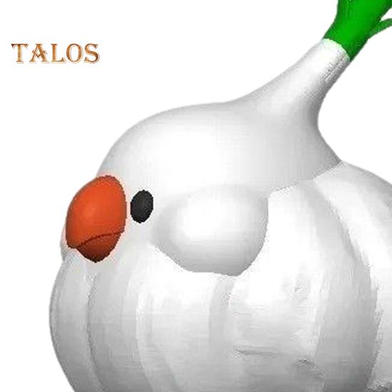 Garlic Birds Ornament 3D Printed PLA Material Mini Figurine Colorful Coffee Table Ornament Home Accessories