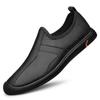 Fashion 2024 Spring Men Casual Shoes Luxury Brand Genuine Leather Mens Loafers Moccasins Hollow Out Breathable Slip on Driving Shoes