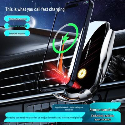 15W Auto-Sensing Wireless Car Charger & Phone Holder for Air Vent