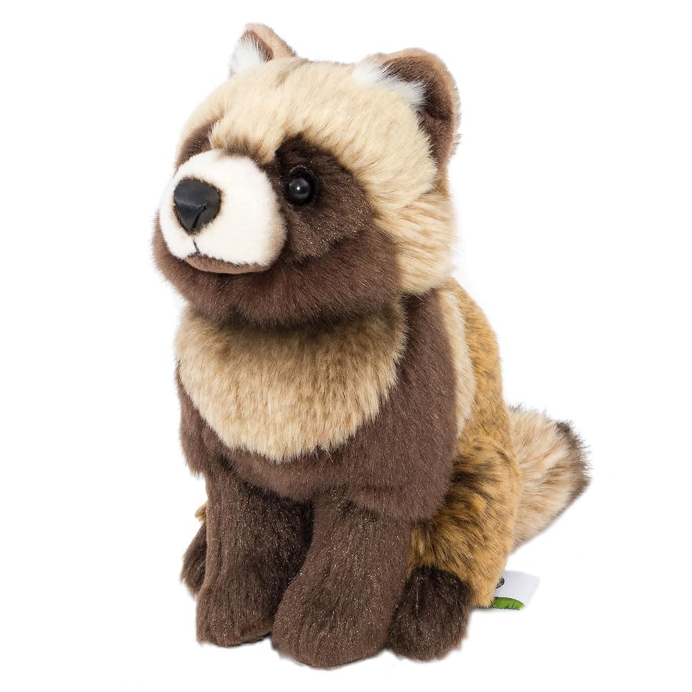 Hondo Raccoon Dog Plush Toy Animal Realistic Raccoon Dog Plush Baby Birthday Christmas Gift [COLORATA] (Realistic Baby/Soft Touch) Toy, Animal, Toy,