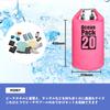AWE THE OCEAN PACK (PINK, 20L) - AWE Official Waterproof and Dustproof Dry Bag, Drum-Shaped, New Material, IPX6 Compliant, with Shoulder Strap,
