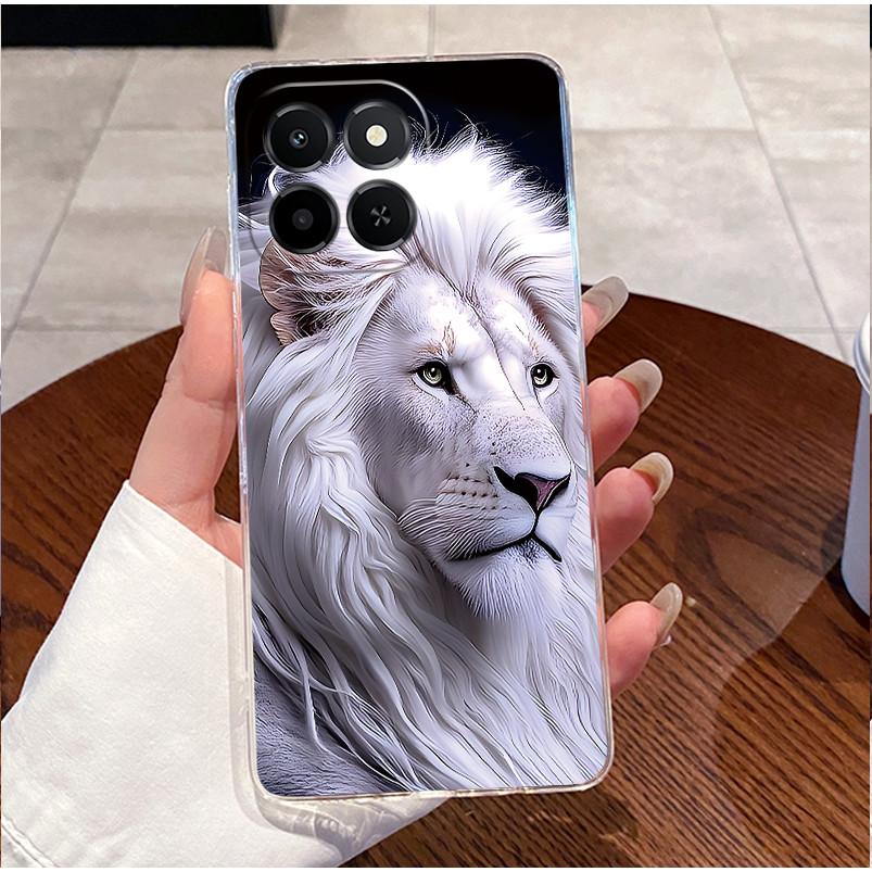 For Honor X6c Case NIC-LX2 Clear Luxury Cute Love Rabbit Funny TPU Soft Silicone Phone Case Honor X6c Back Cover NIC-LX1 NIC-LX3