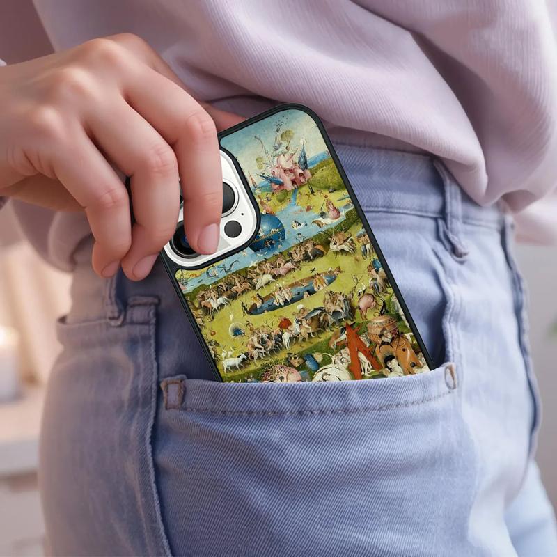 Hieronymus Bosch Art Phone Case For iPhone 17 Air 15 16e 14 13 Pro Max Coque 12 11 Pro Max PLUS cover