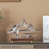 Cloud Mountain Resin Landscape: Artistic Living Room & TV Cabinet Decoration