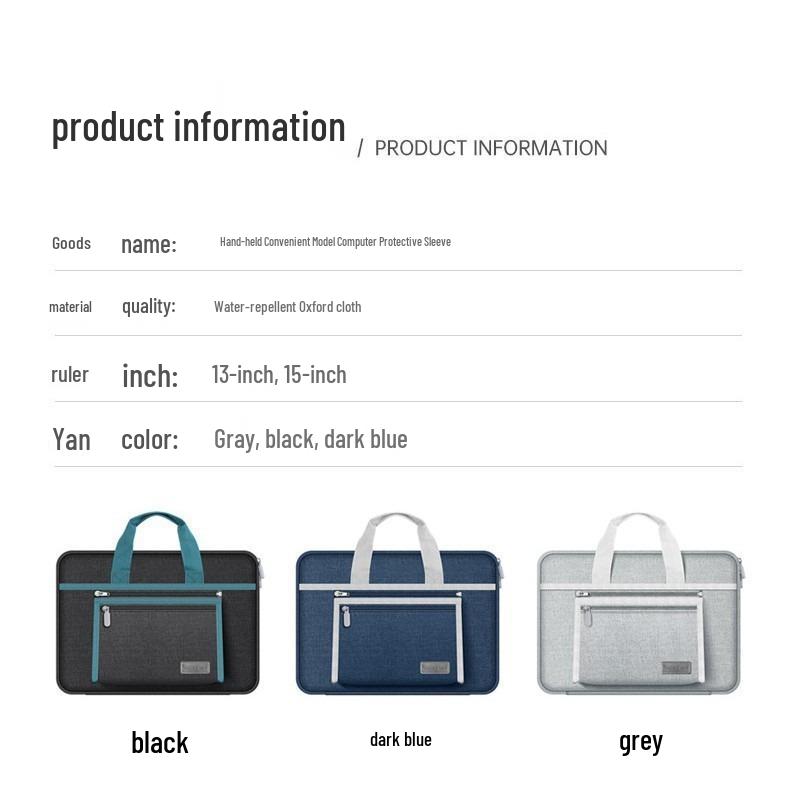 Handheld Stand Sleeve for MacBook 13.3/15 Inch - Protective Laptop Bag