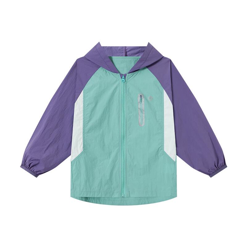Boy's Lightweight Color Block Sun Protection Hooded Jacket