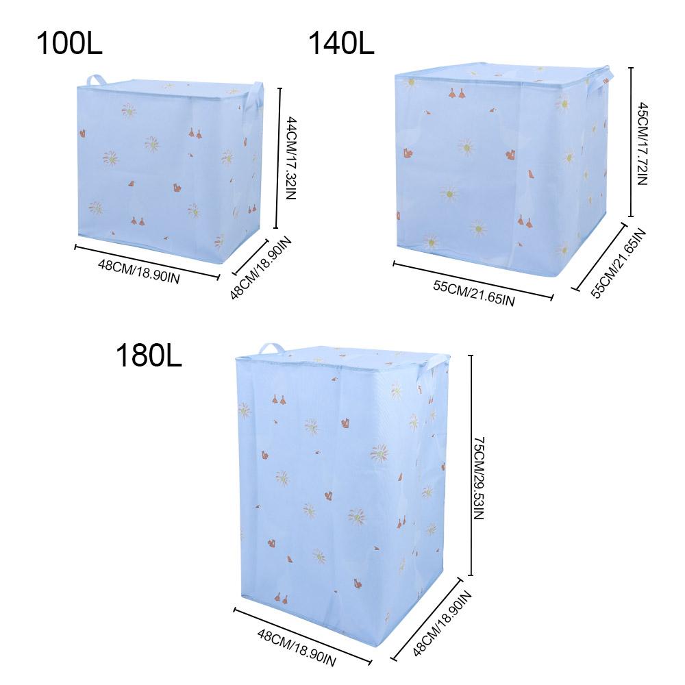 Foldable Closet Organizer Storage Containers Sorting Storage Box with Handles Daisy Quilt Storage Bag Clothes Storage Bins