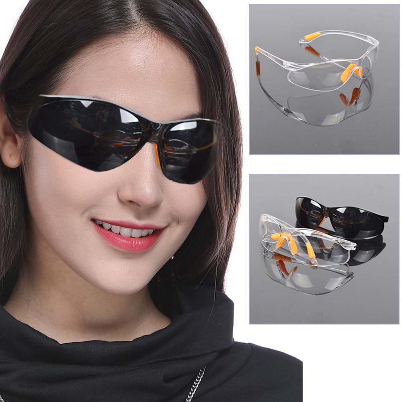 Lab Outdoor Work Eye Protection Glasses Clear Lens Antiimpact Goggles