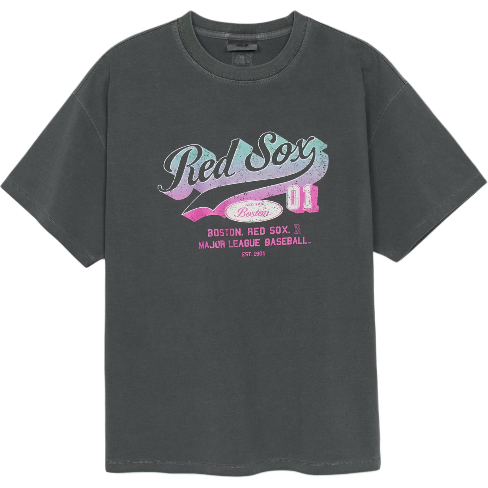 

New MLB T Shirts Women s Gray 3FTSV1053-43CGD S