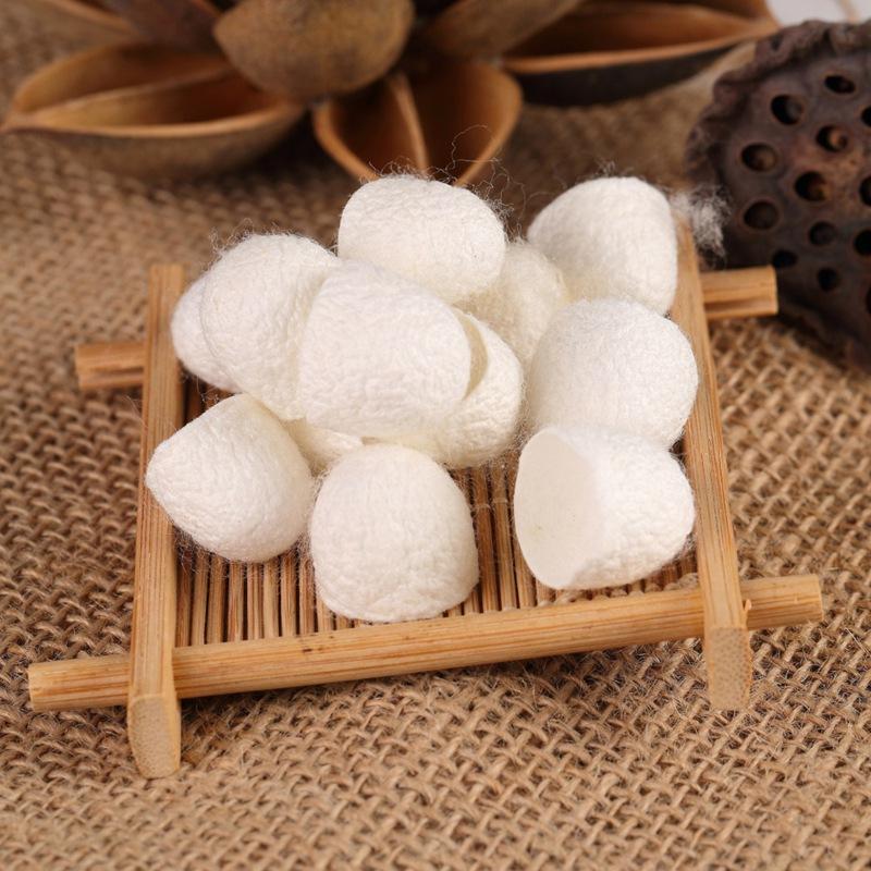 Organic Natural Silk Cocoons Face Cleanser Silkworm Balls Scrub Purifying Acne