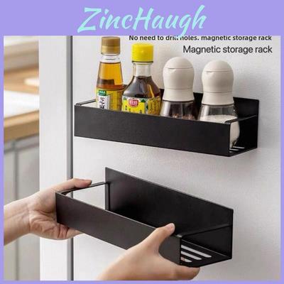 Magnetic Refrigerator Microwave Washer Side Shelf Storage Box For Kitchen Organization And Home Use