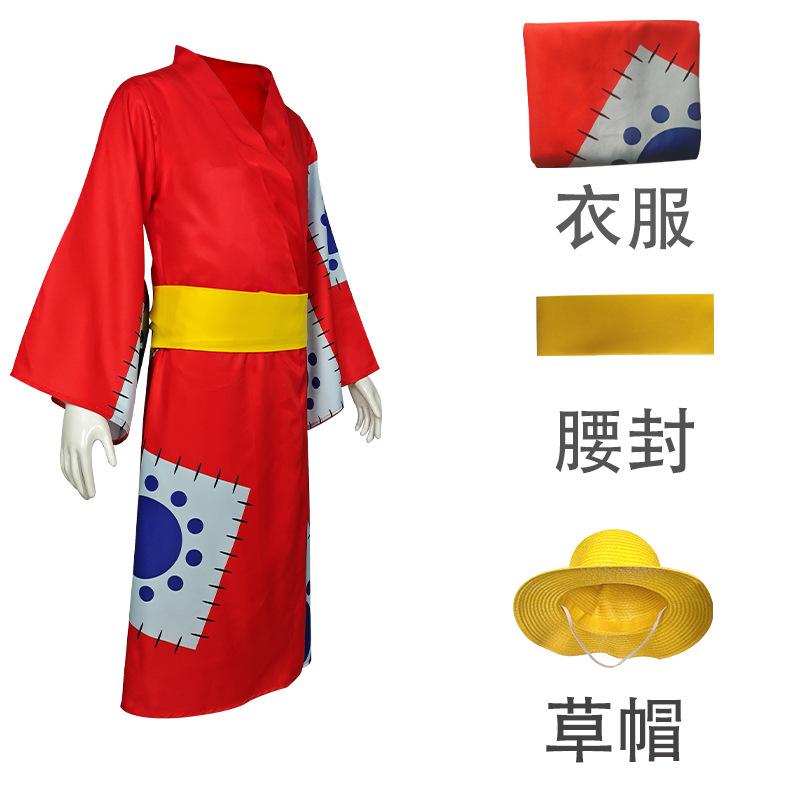 ONE PIECE Egg Head Island Luffy Cos Clothing Future Island Children's Animation Cosplay Male Stage Performance Clothing