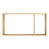 Etagère murale 2 niches 70x15x35,5 cm en bambou naturel - DJEGA