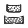 Auto Organizer Aufbewahrungstasche Auto Kleben Netztasche Handyhalter Autozubehör Für Jeep Renegade Wrangler JK JL Grand Cherokee Compass Patriot