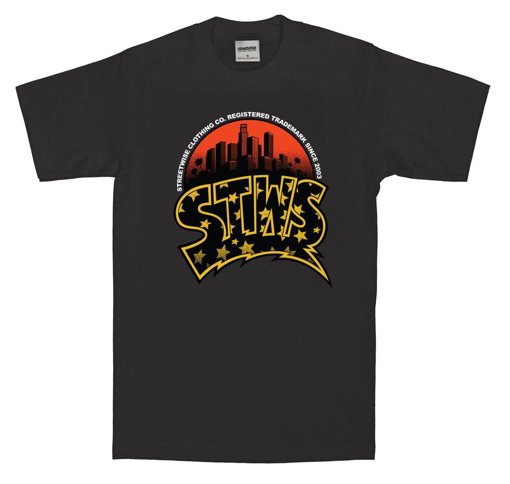 Streetwise Clothing Funky 100% Cotton T-shirt Mens Tees Top - West Coast Streetwear