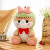 Cute Dinosaur Cat Plush Toys Bow Girl Children Birthday Holiday Gifts Dolls