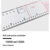 50cm 1:50,000 Geographic Coordinate Ruler