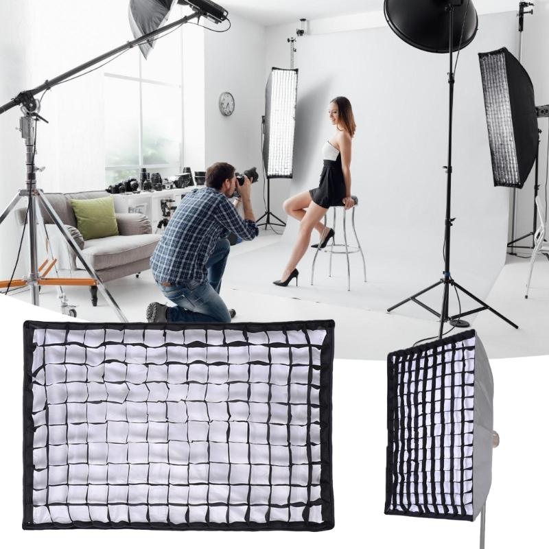 Faltbare Softbox Quadratisch Zellgitter Wabenraster Weiches Licht für Studiofotografie Aufnahmen Softbox Gitter
