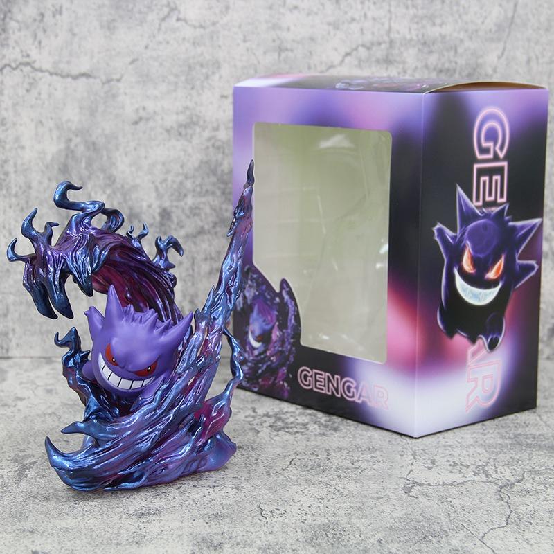 19cm Pokemon Gengar Anime Figure Ghost Claw Action Figure Pvc Model Statue Collection Decoration Ornaments Toys Birthday Gift
