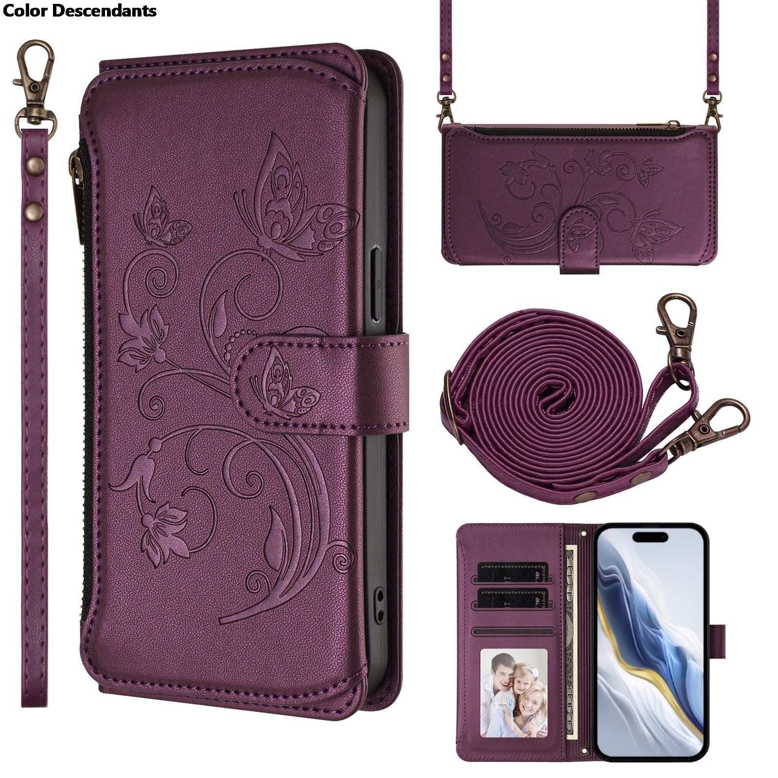 

Zipper Wallet Flip Case For OPPO Realme 14 Pro Lite 14X 13 Realme C75 C71 C67 C65 C63 C61 C55 C53 C51S Card Slot Phone Cover Realme 14 5G вино красного